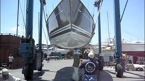 Jeanneau 57 Keel Install part one