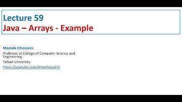 Lecture 59 Java | Array [ Example - Reverse an Array ] بالعربي