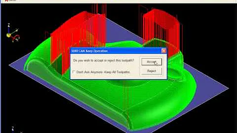 SURFCAM Tutorial - 3-Axis: Check Surfaces