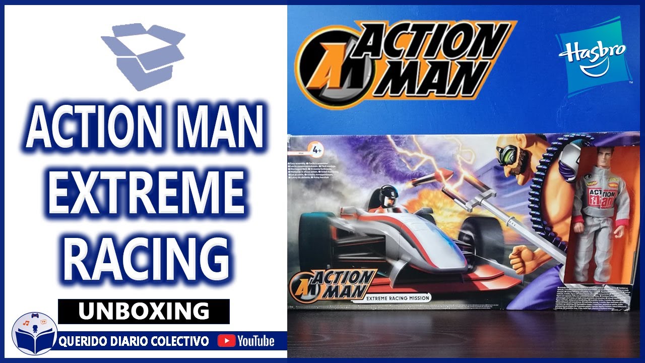 🔷 ACTION MAN EXTREME RACING MISSION 2008 HASBRO FIGURA DE ACCIÓN ...