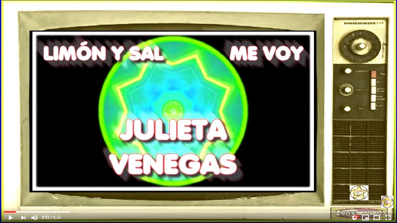 LIMÓN Y SAL & ME VOY. (2008). (KARAOKE). JULIETA VENEGAS YouTube