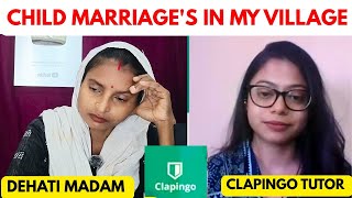 😱A Serious conversation with a Clapingo tutor👈 English speaking practice 2025 @clapingo 