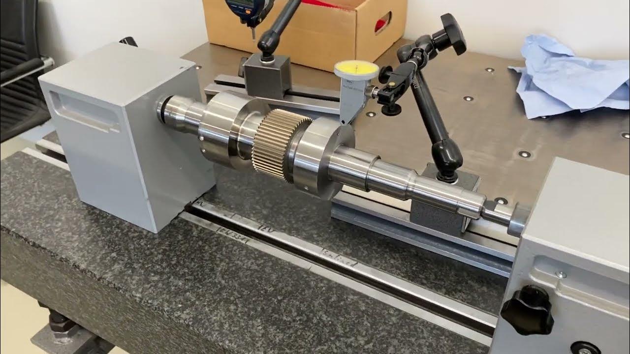 Измерение осевого биения быстроходного вала 2 - YouTube