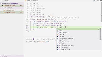 Insertion Sort Solution In JavaScript