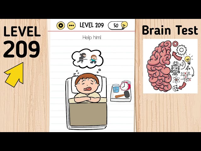 Brain Test Level 209 Help him! Answers 