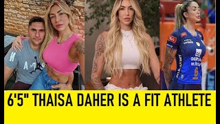 6'5" Tall Thaisa Daher Is A Super-Fit Athlete