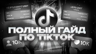 ПОЛНЫЙ ГАЙД ПО TIKTOK ТРАФИКУ / КАК ЗАЛИВАТЬ С ТИКТОК / АРБИТРАЖ ТРАФКА УБТ