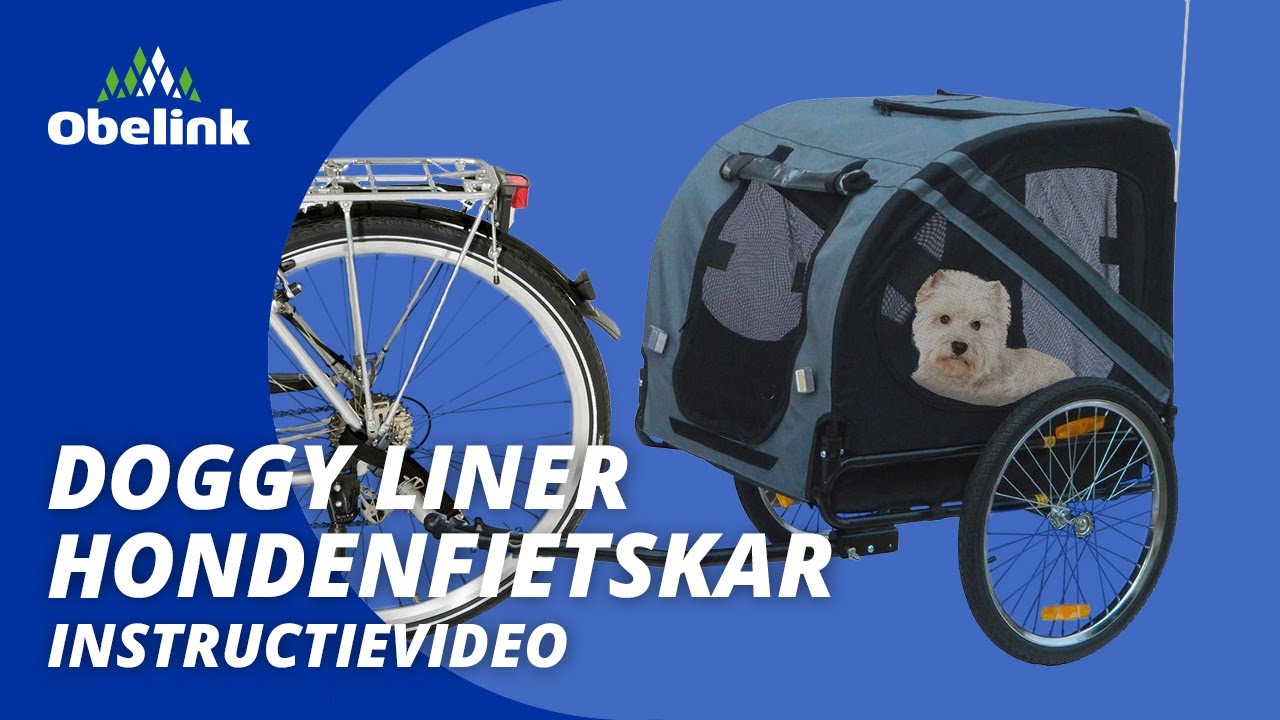 enkel spek rots Doggy Liner Hondenfietskar bevestigen | Instructievideo | Obelink - YouTube