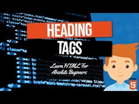 HTML Heading Tags - YouTube