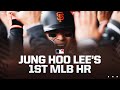 Jung hoo lees dad had the best reaction to his first hr 
