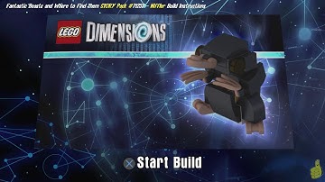 Lego Dimensions: Niffler / Build Instructions (Fantastic Beasts STORY Pack #71253) - HTG