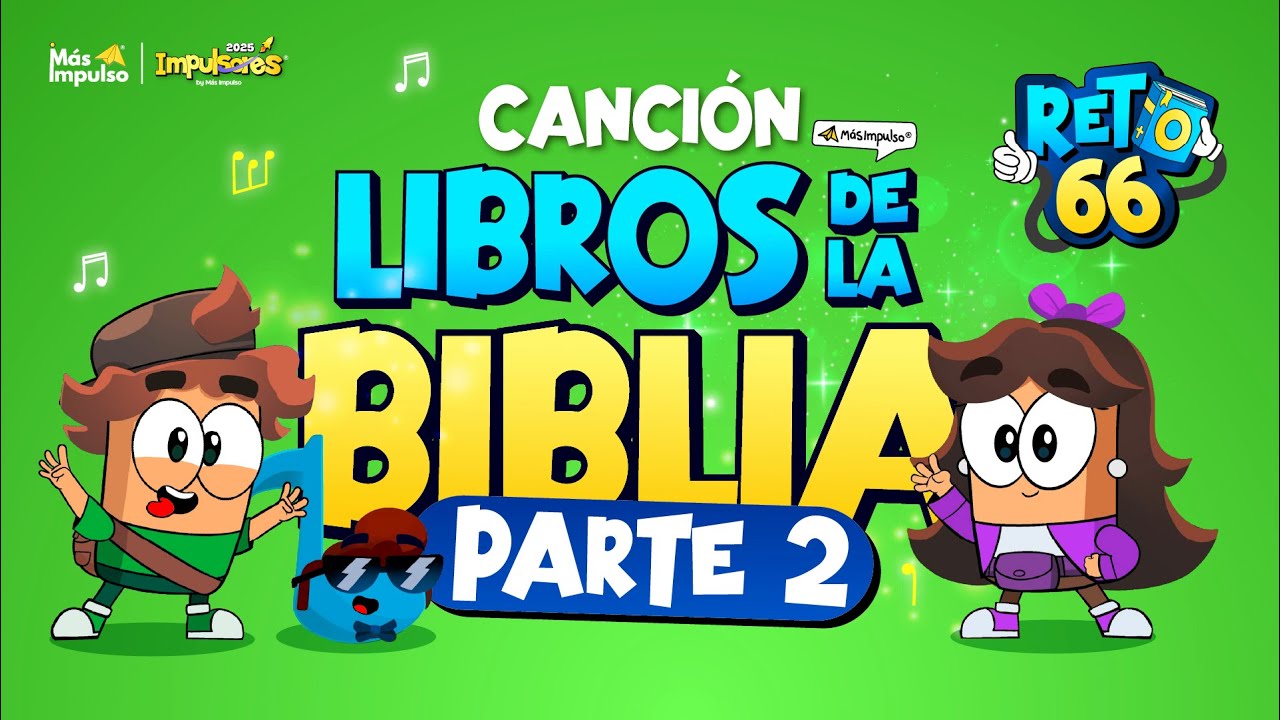 Libros de la Biblia para niños | 🚀 RETO 66 Parte 2 | Musica cristiana para niños 🎶