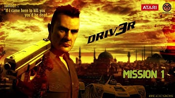 Driv3r - Intro & Mission 01 : Police HQ (Miami)