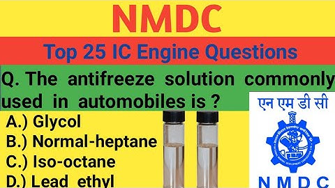 NMDC Junior Officer Top 25 IC Engine Objective Questions And Answer For All Competitive Exams - 7 |