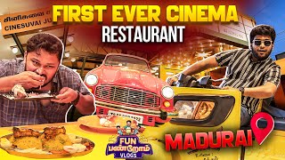 First Ever Cinema Restaurant | Cine Suvai Restaurant😁| Fun Panrom Vlogs | Blacksheep