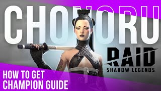 How to get Сhonoru for free + masteries, build, guide🎁RAID Shadow Legends Epic champion Promo Code