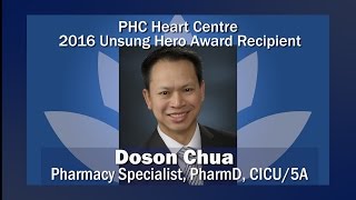 Doson Chua - 2016 Unsung Hero Award Recipient