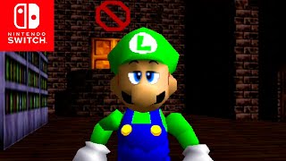 Super Mario 64 B3313 v1.0 (Switch) - 100% Walkthrough Part 54 Gameplay - Ghost House & Peach's Bait