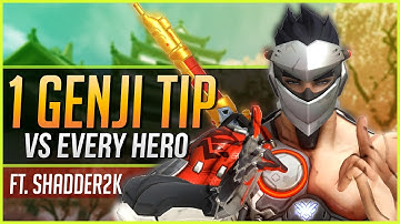 1 GENJI TIP for EVERY HERO ft. shadder2k