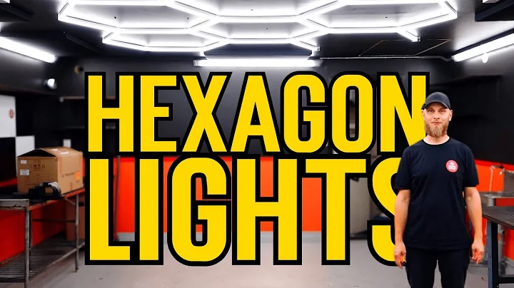 Installing Hexagon LED Lights in My Garage (Huge Upgrade!)