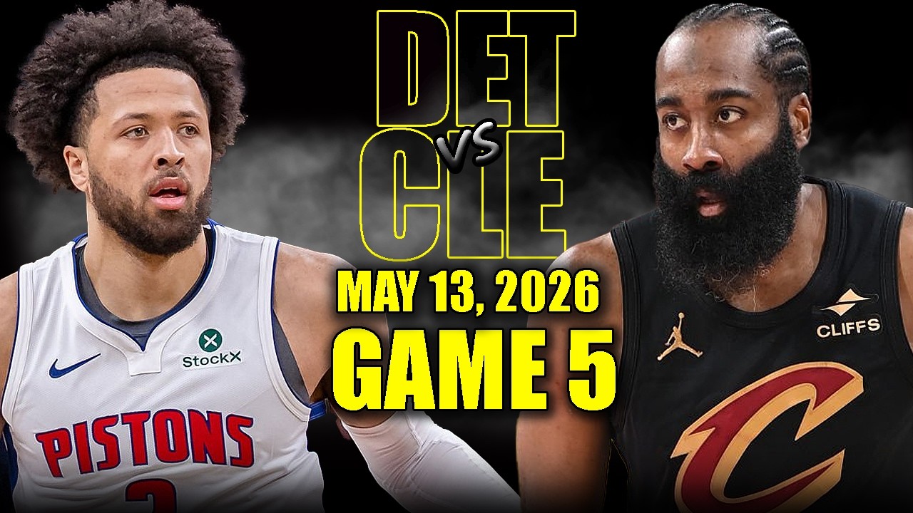 Cleveland Cavaliers vs Detroit Pistons Full Game 5 Highlights - May 13, 2026 | NBA Playoffs