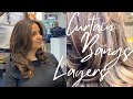 Curtain Bangs With Layered Haircut Deep Tutorial