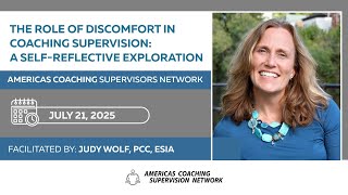 The role of Discomfort in Coaching Supervision