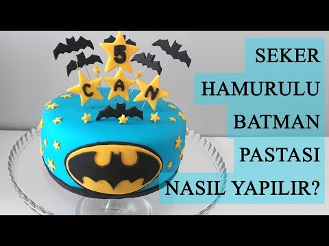 BATMAN PASTASI NASIL YAPILIR? | BATMAN CAKE DECORATING