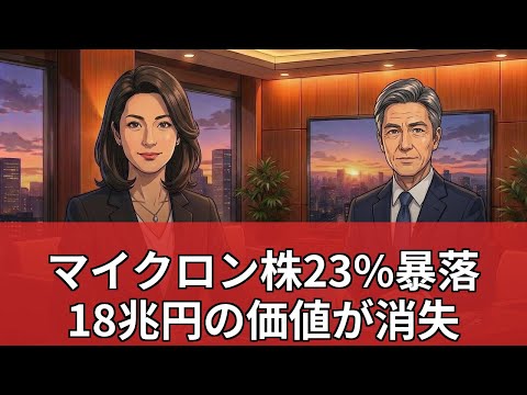 【特集】Google新技術でマイクロン株23%暴落、時価総額18兆円消失の裏側