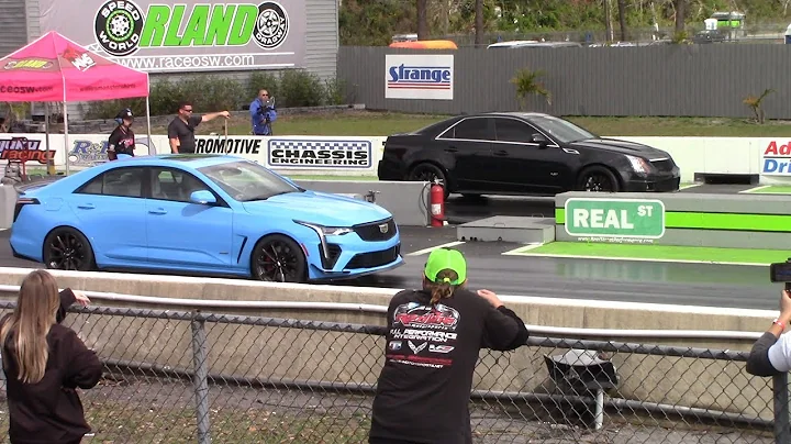 2022 Cadillac CT4-V Blackwing in the 1/4 Mile