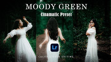 How to edit Moody Green Cinematic Preset Lightroom Mobile Tutorial Free Download @COLOR-STUDIO-11