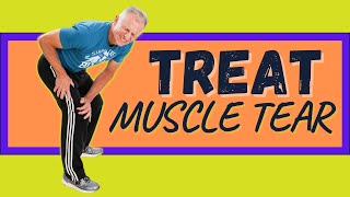 How to Treat a Muscle Strain or Tear in the Quad, Hamstring, or Thigh Adductors?