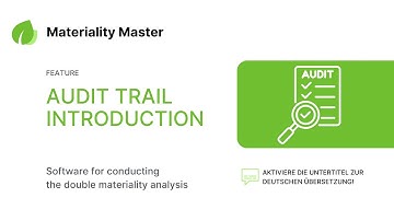 Feature | Audit Trail