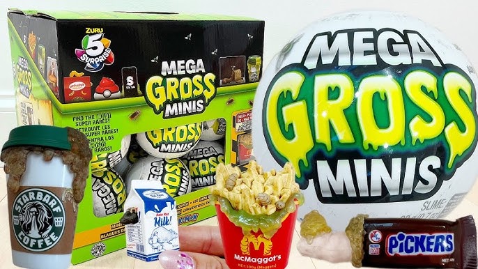 these are so GROSS 🤮! #megagrossminis #toy #asmrtoys