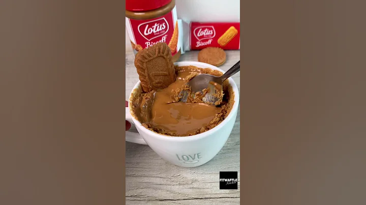 How to make a Biscoff Mug Cake! Recipe #Shorts