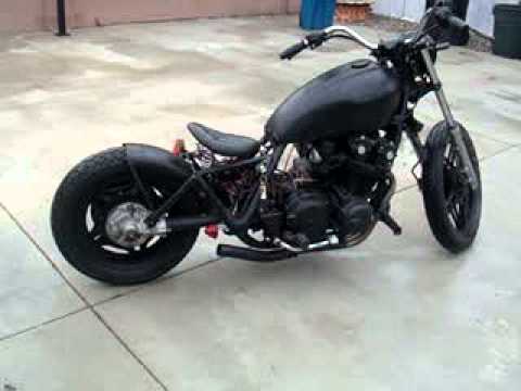 81 honda bobber cb900 - YouTube