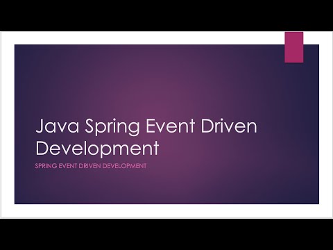 Event Driven Development