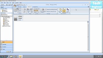 Exploring Ribbon of Microsoft Outlook 2007