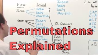 01  What is a Permutation?  Learn the Permutation Formula.