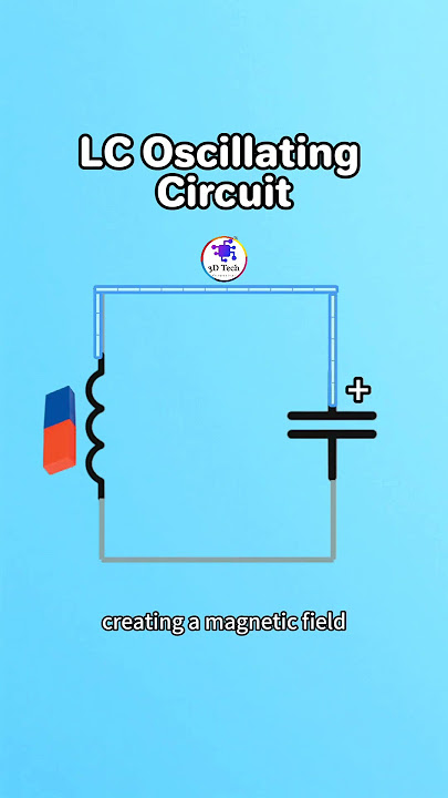 LC Oscillating Circuit #electrician #diyelectronics