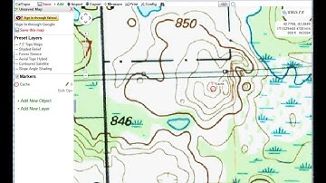 Mapping a location with Caltopo