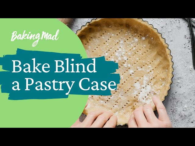 What can I use for blind baking a pastry case?