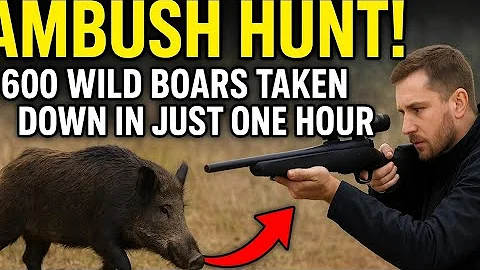 INSANE Ambush Hunt: 600 Wild Boars Taken Down in Just 60 Minutes!