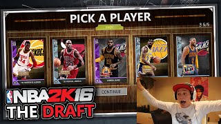 USING THE BEST TEAM DRAFT! - NBA 2K16 DRAFT!
