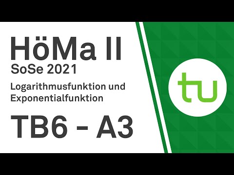 Logarithmus und Exponentialfunktion - TU Dortmund, Höhere Mathematik II (BCI/BW/MLW)