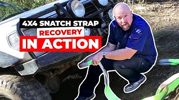 4x4 Snatch Strap Recovery in action!