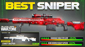 this 1 SHOT HDR SNIPER LOADOUT is META in WARZONE BO6! (Best HDR Sniper Class for Warzone 3)