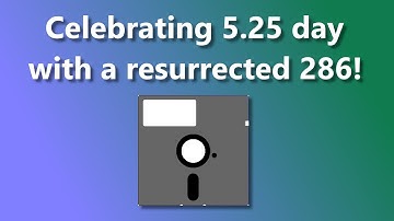 Celebrating 5.25 day with a freshly built 286