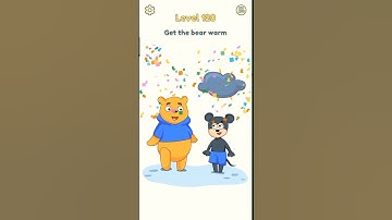 DOP 2: Delete One Part | Level 120 Get the bear warm #dop #dop2 #gameplay #androidgames #shorts