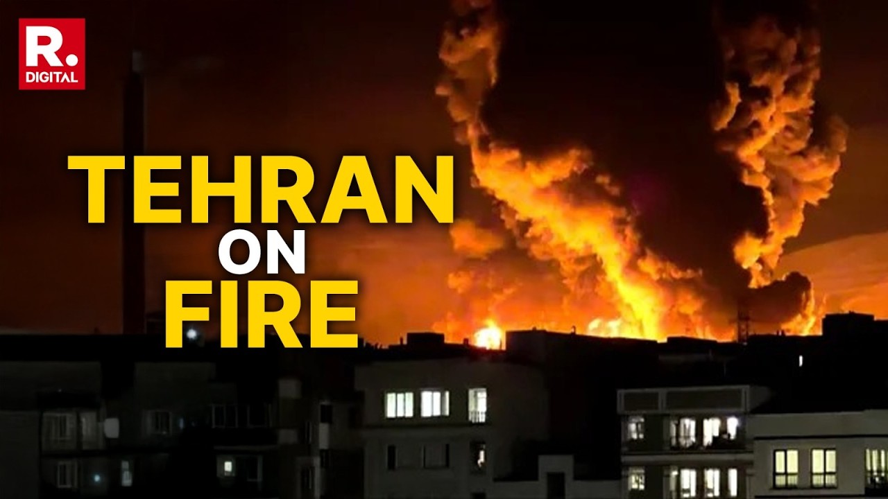 Tehran Sky Ablaze: Israel Hammers Iran's Oil Refineries In Massive Fiery Strike | US-Israel Iran War